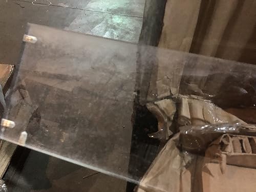 Miniatura 2 de FixtureDisplays® 18"W X 12"D X 42.5" H Acrílico Podio Plexiglás Iglesia Púlpito Escuela Atril Recepción Evento Anfitriona Soporte Escritorio