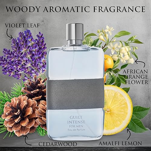 Miniatura 2 de Guilt Intense for Men Eau De Parfum  Pimienta Rosa Mezclada con Limón Italiano  Composición de Azahar, Neroli y Lavanda Francesa  Fragancia