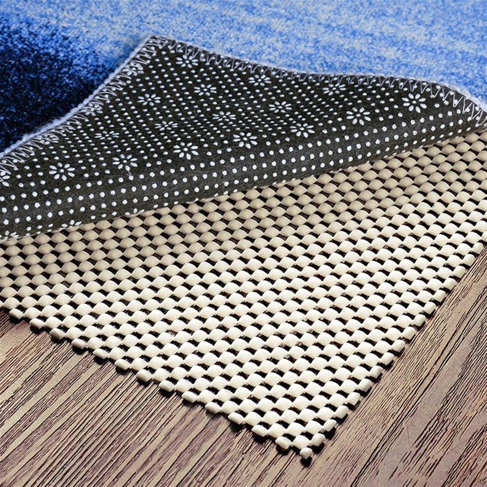 sous Tapis Antidérapant 4PCS de Tapis de Sol d'intérieur antidérapante, sous-Couche antidérapante, Forte Pince, for la Maison et Le Jardin, Accessoires Moquette Tapis stoppeur, Tapis sous-Couche (Col