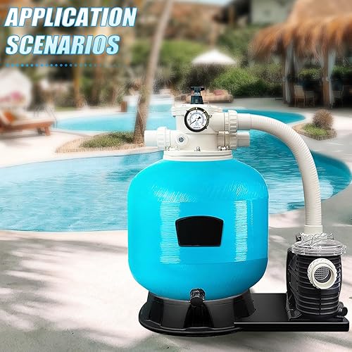 Vista 45 de MEANLIN MEASURE Marco de plástico de 0 ~ 60 psi, medidor de presión de arranque NPT y filtro limpio, adecuado para piscina, spa, acuario, montaje