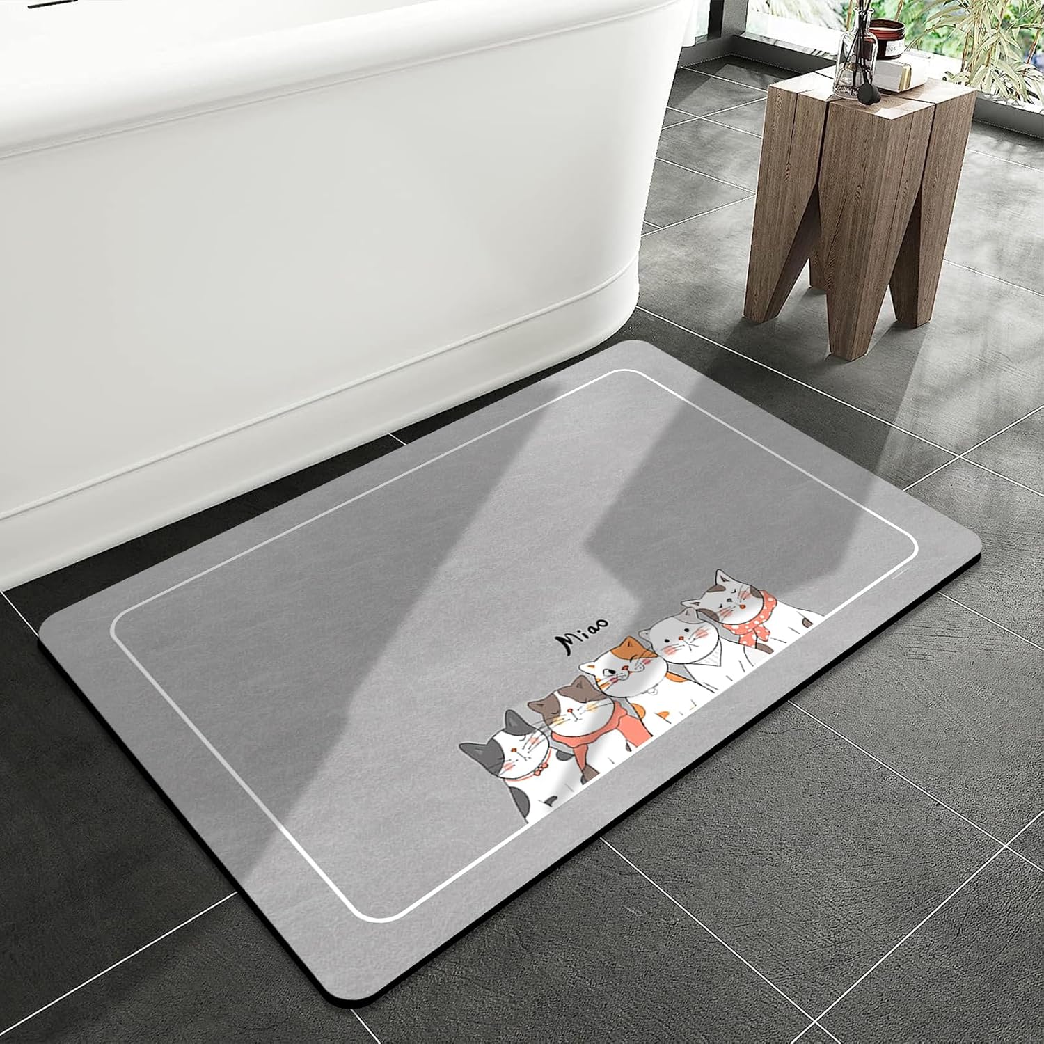 Amazon.com: Extra Long Bath Mat 15.7" x 47.2" Super Absorbent Bath Mat ...
