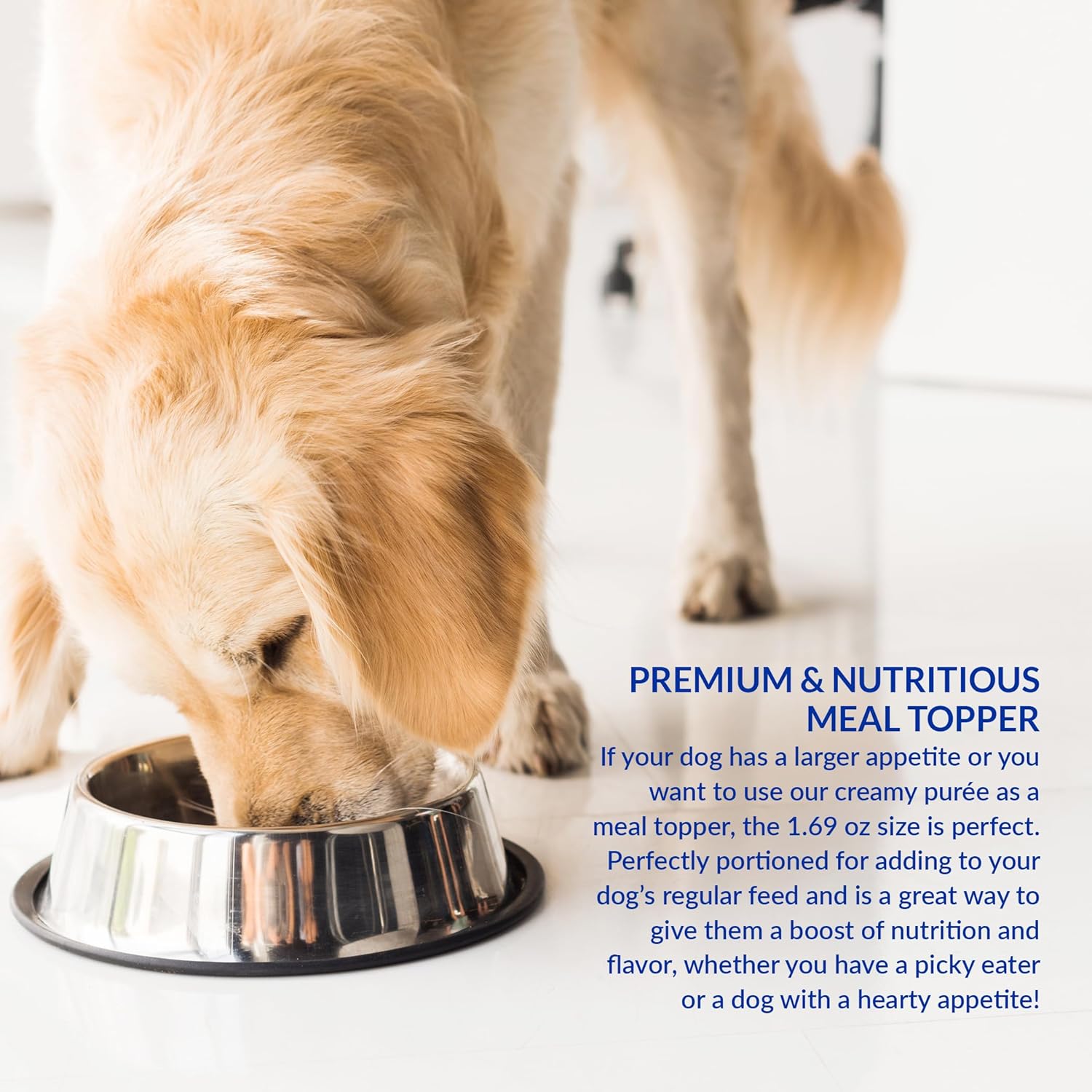 INABA Churu Meal Topper for Dogs, Complete & Balanced, Creamy, Lickable Purée Dog Food Toppers, 1.69 Ounce Tube, 15 Tubes (3 per Pack), 5 Flavor Variety Pack
