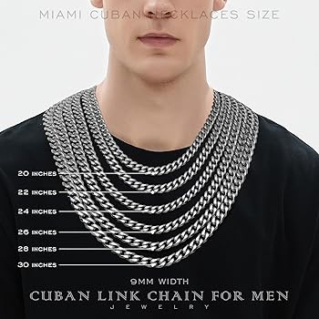 Amazon.co.jp: Poekio キューバリンクチェーン メンズ シルバー