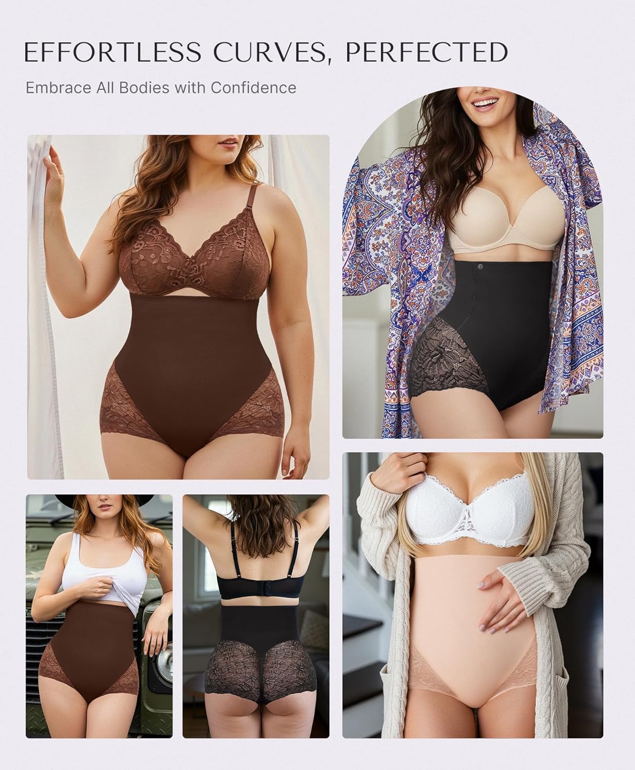 SHAPELLX Shapewear Tummy Control Panties for Women Underwear High Waisted Faja Body Shaper Stomach shapewear - Image 2