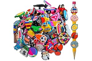 70-Piece Cute Pencil Topper Decoration Assortment