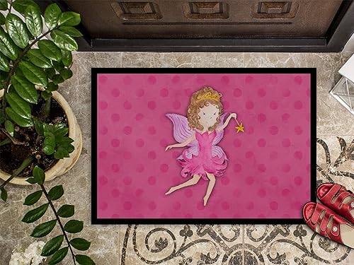 Miniatura 3 de Caroline's Treasures BB7406MAT - Felpudo con diseño de princesa de hadas y acuarela, de 18 x 27 pulgadas, para interiores y exteriores, para