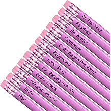 GIFTSFARM Taylor 12 Iconic Hits Pencil Set, Pink Gift Supplies for Music Lovers, Birthday Girl Gifts, Pink Pencils