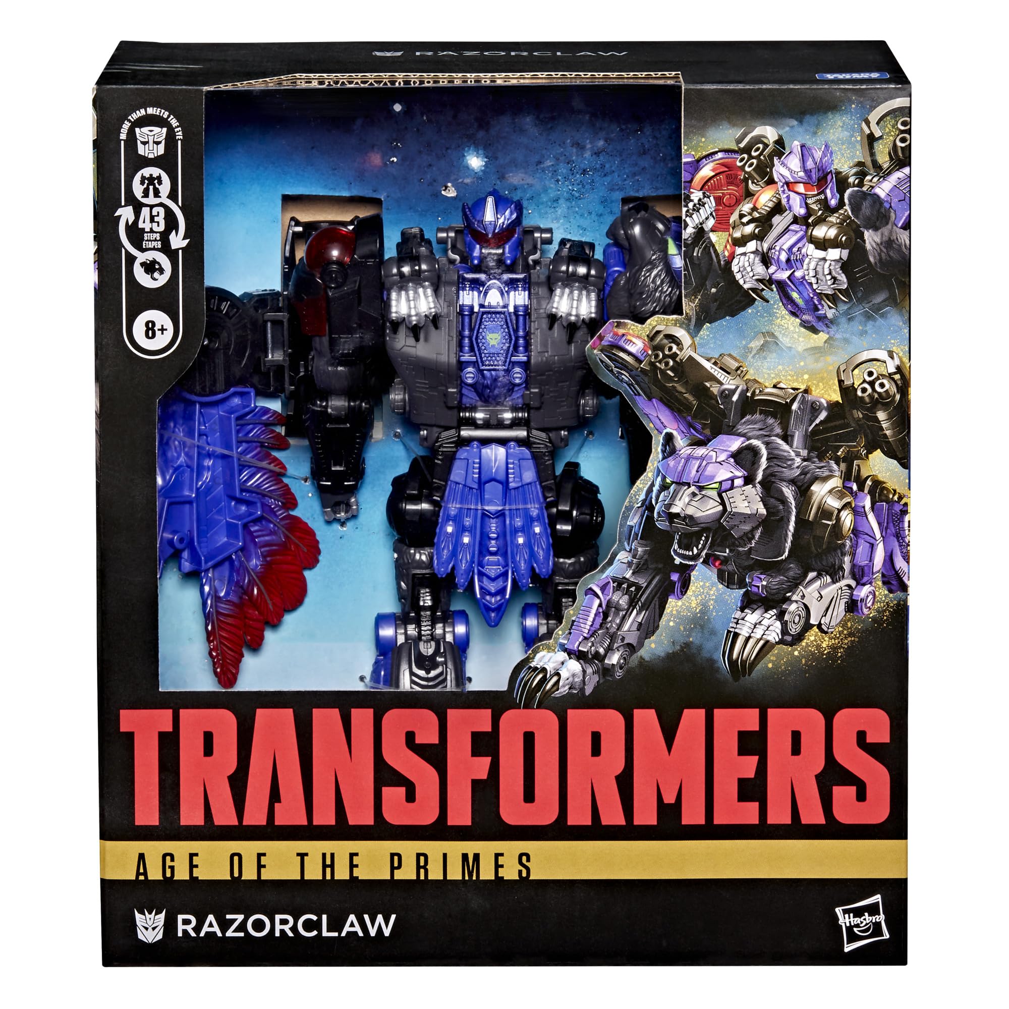 Transformers Age of The Primes, Figura de acción Leader Class de Razorclaw