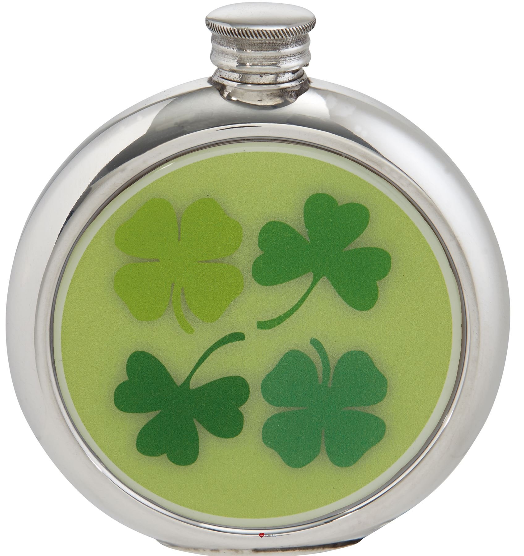 Flasque irlandaise en étain de 6 oz idéale pour les randonnées et les voyages