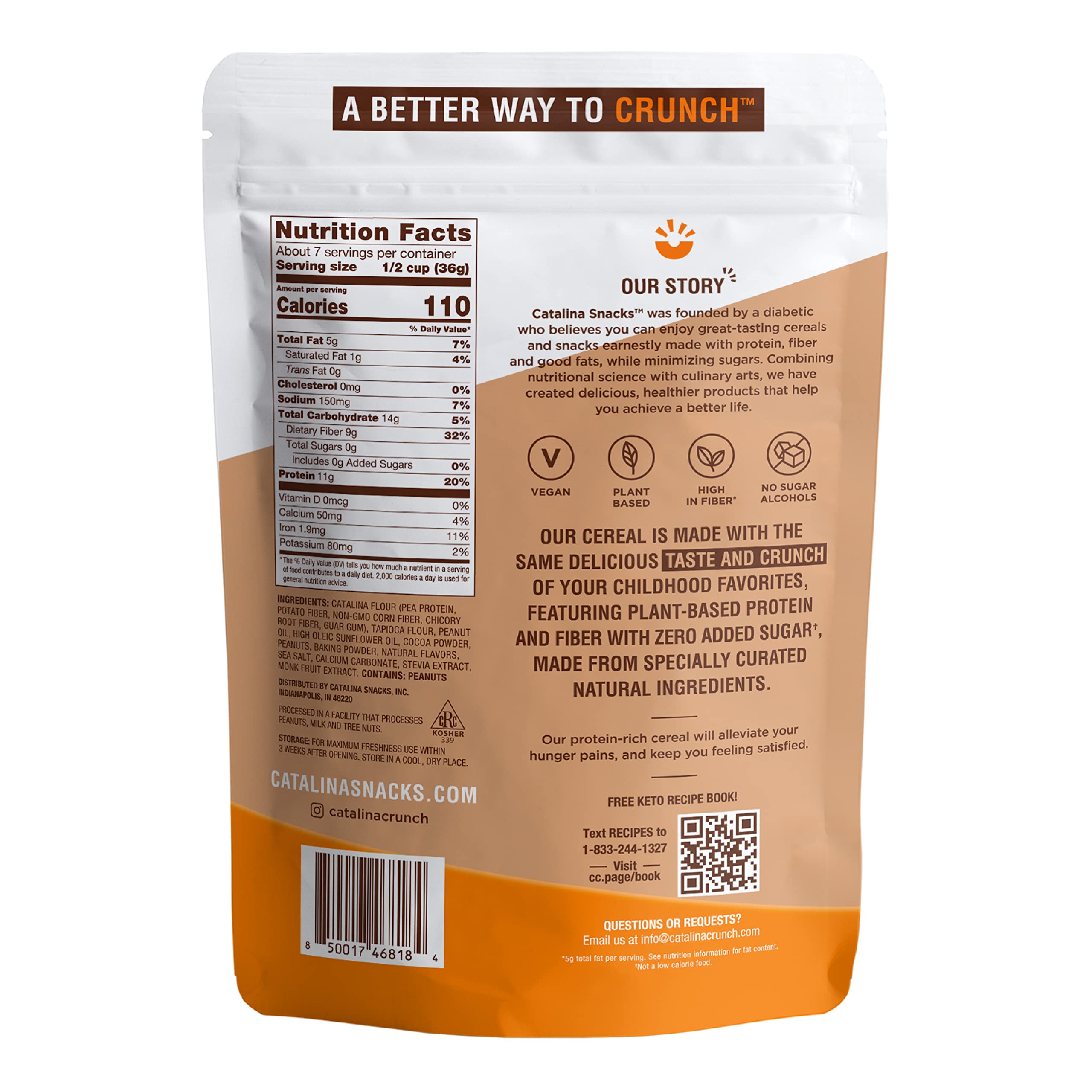 Amazon.com: Catalina Crunch Chocolate Peanut Butter Keto ...
