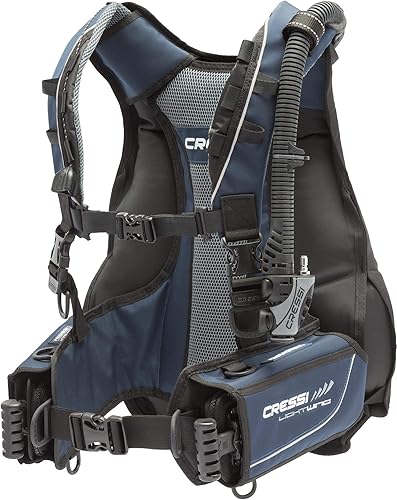 Cressi BCD de inflado ligero para buceo y buceo - Lightwing hecho en Europa