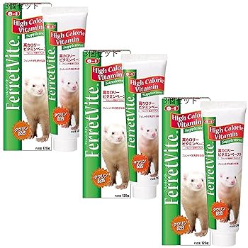 Ferretone 高カロリービタミンサプリ 120g×2 フェレットバイト新品 フェレットバイト〈高カロリービタミンペースト〉120g - メルカリ
