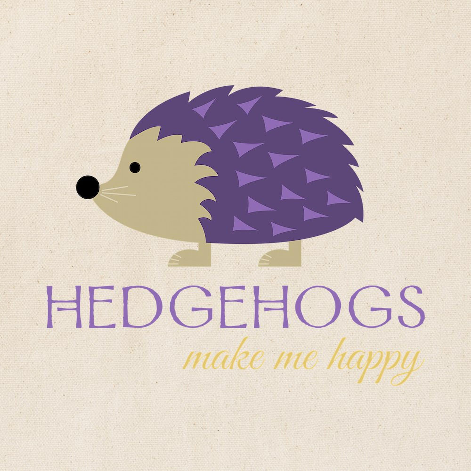 CafePress Hedgehog Love Canvas Tote Bag - Reusable Natural Shopping Bag (Choose Small Or Medium Size) - View #13
