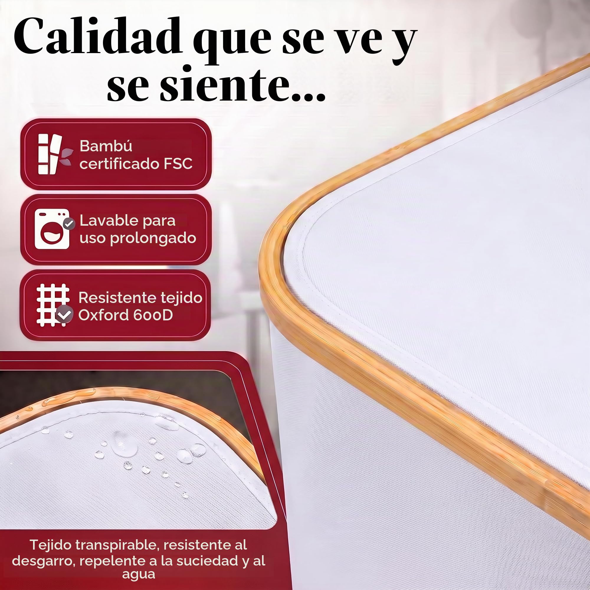 HomyFeel - Cesto para la colada con 3 compartimentos, 57 x 37,5 x 79 cm, 160 L, cesta para la ropa con tapa, bolsa de lavandería extraíble, cesta plegable de tela Oxford, cesta para la ropa con ruedas