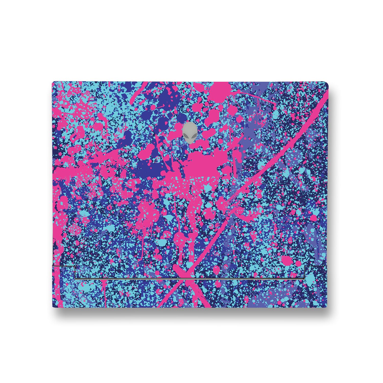 MightySkins Skin Compatible with Alienware X14 R2 (2023) Full Wrap Kit - Vibrant Splatter | Protective, Durable, and Unique Vinyl Decal wrap Cover | Easy to Apply &amp; Change Styles | Made in The USA