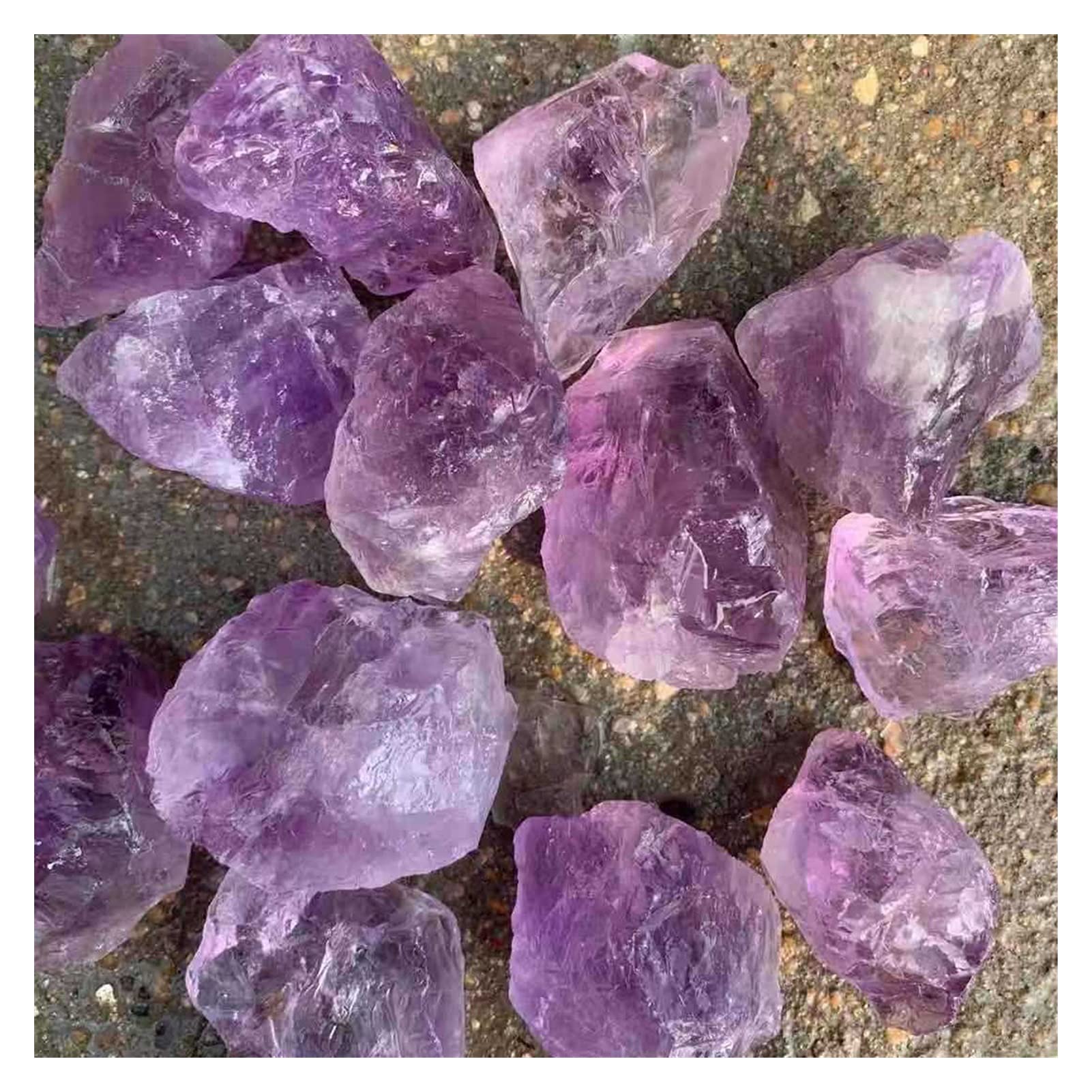 Améthyste naturelle brute de 100g en cristal de quartz violet pour lithothérapie et décoration