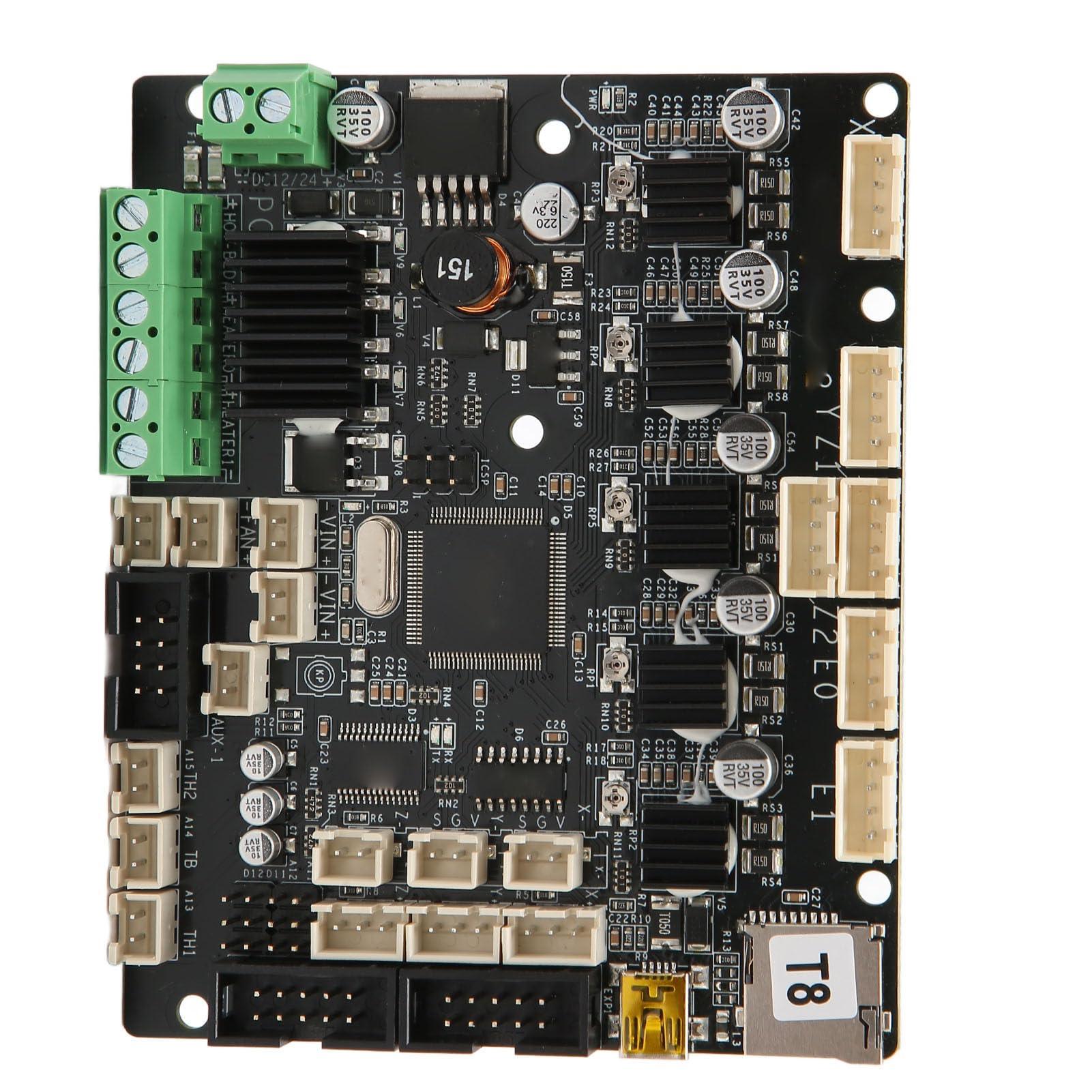 Ender 5 Plus Drucker CR 10 S5 CR X 20 Pro Hauptkarte Stille Ersatz, Rauschreduzierung nach Schritt - STTTMC2208, für Kaputte Steuerkarten, PCB -Material