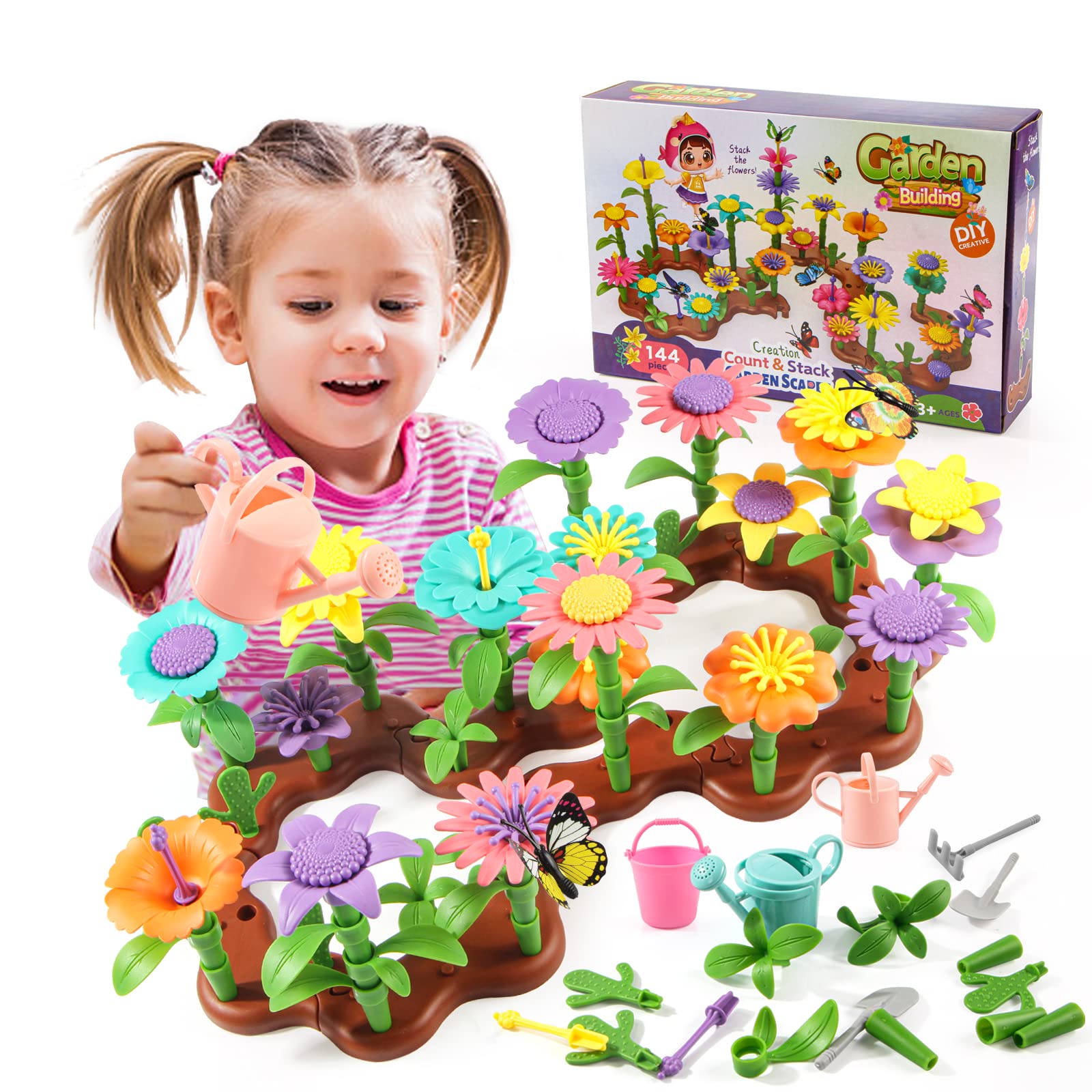 Photo 1 of CREATIVITY GARDEN Flower Garden Building Toys,