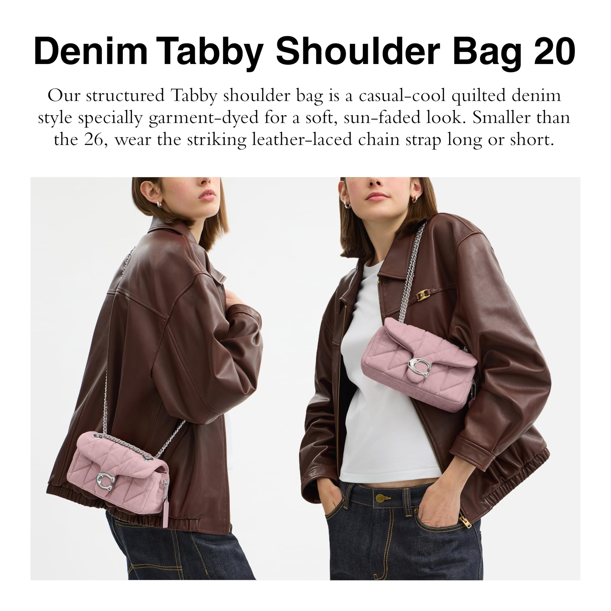 COACH Women's Quilted Leather Tabby 20 Shoulder Bag: One Size Ballerina