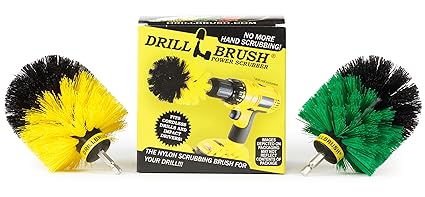 Kitchen Accessories - Pots and Pans Set - Spin Brush Kit - Grout Cleaner - Cleaning Supplies - Bathroom Accessories - Soap Scum, Hard Water Stains, Mineral Deposits, Calcium Build-up, Rust Stains
