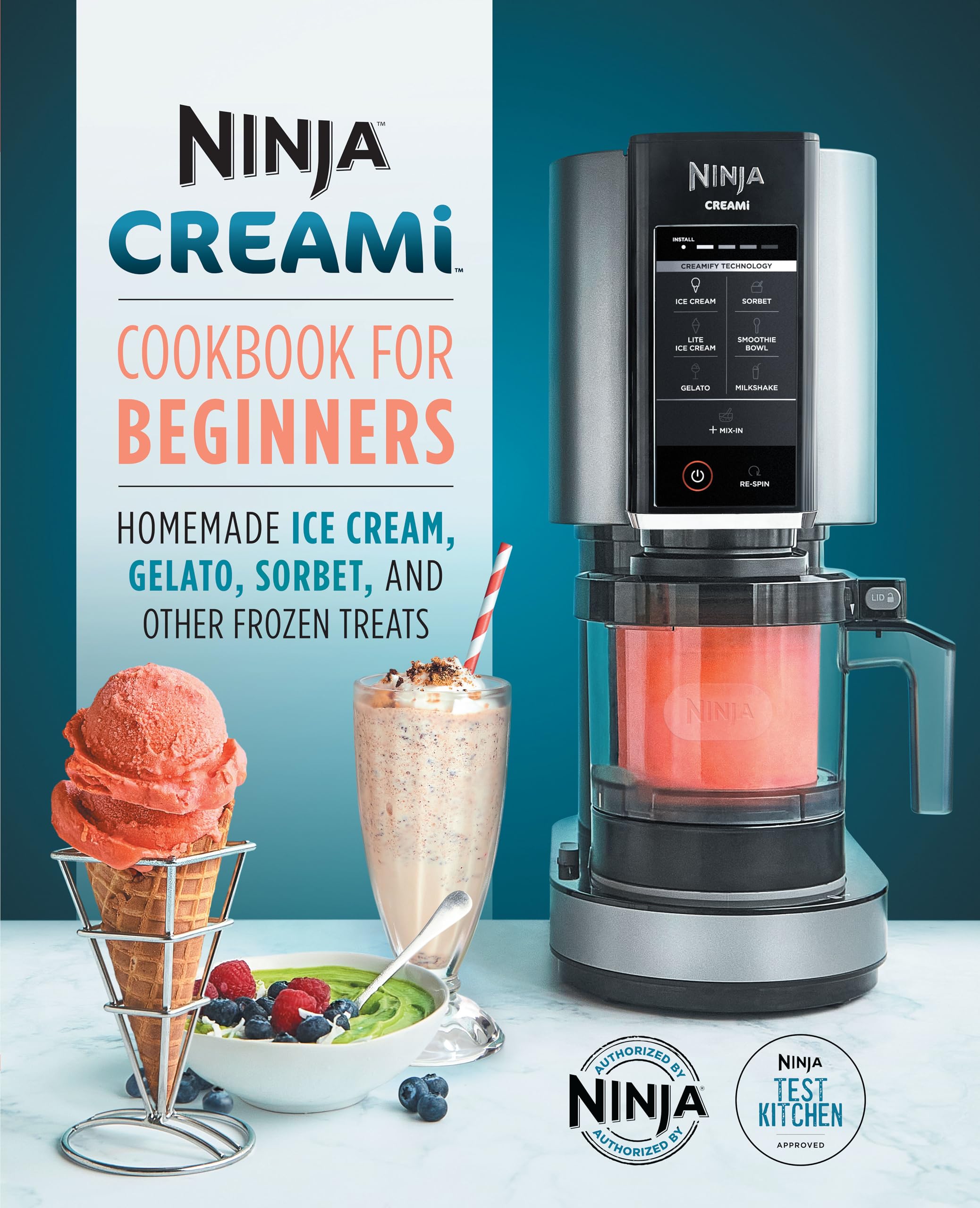 Bacs Crème Glacée 4 Pots à Glace Compatibles Ninja Creami Deluxe - 680ML Sans BPA Avec Cuillères En Aluminium Ninja Creamy Deluxe