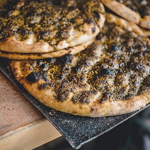 Miniatura 8 de Sheffa Zaatar Mezcla de especias sin sal condimento aromático de hisopo (frasco de vidrio de 3.5 onzas) Mezcla tradicional de Zesty Zesty Zatar,