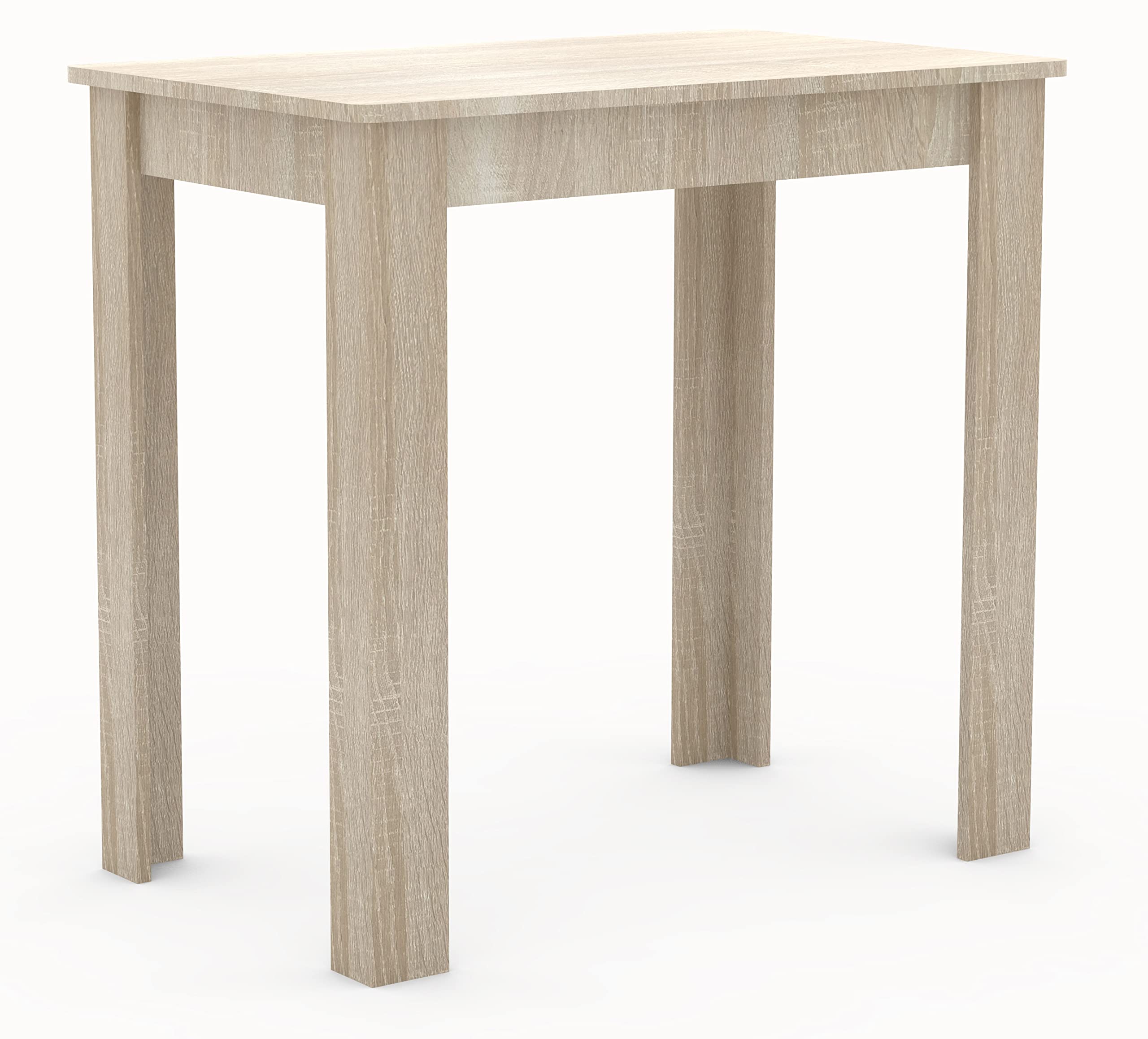 VCM sedie Tavolo Cucina, tavola da Pranzo, tavoli da Pranzo, Set Tavolo e sedie da Pranzo Tavolo da Pranzo in Legno Tavolo da Cucina Esal 80 x 50 cm Rovere di Sonoma