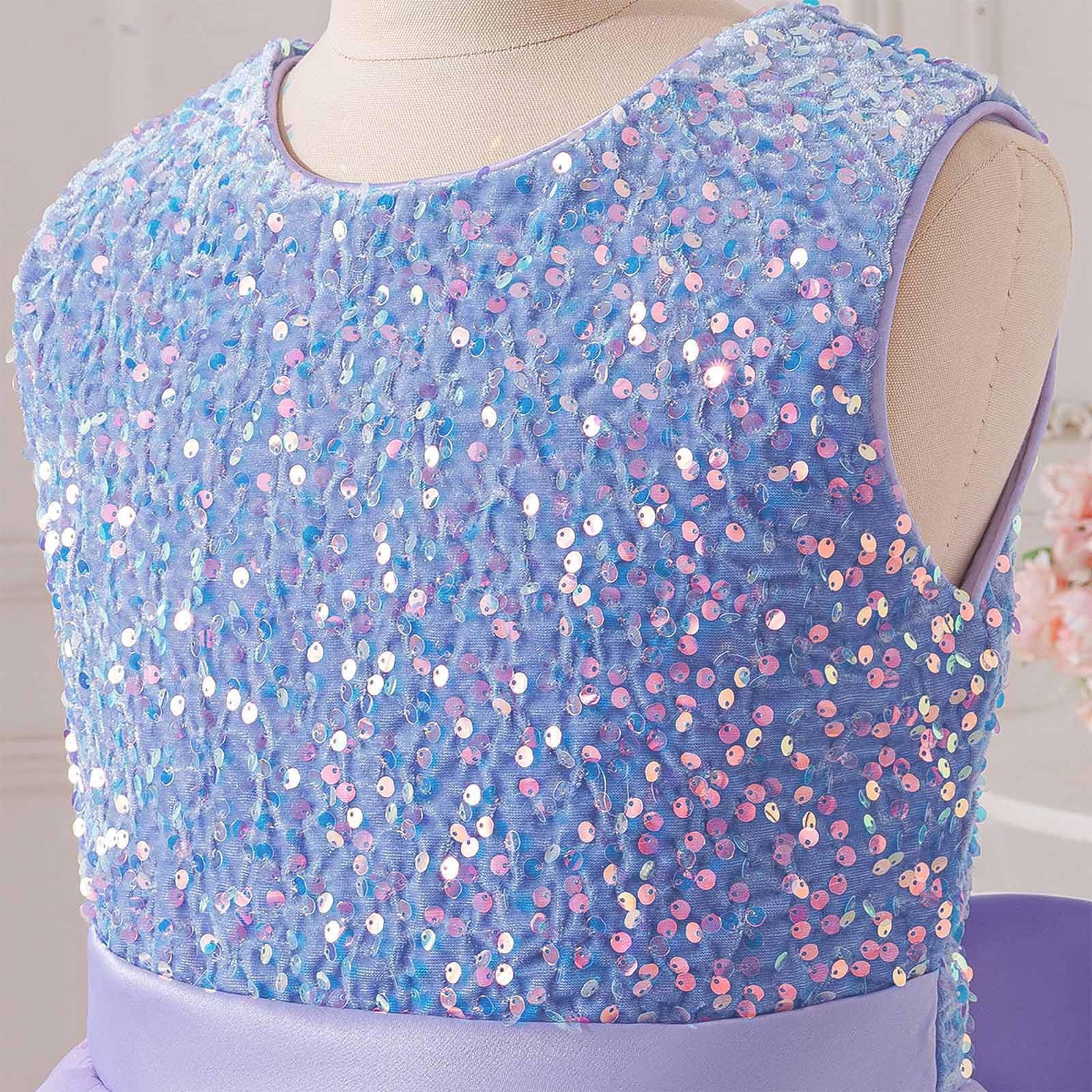 Vestido de princesa para niñas, Vestido de Fiesta de Princesa, Tul, de tutú, Falda Voluminosa, Vestido De Actuación Formal, Vestido Elegante para Fiestas, para Boda, cumpleaños, Concurso, Baile