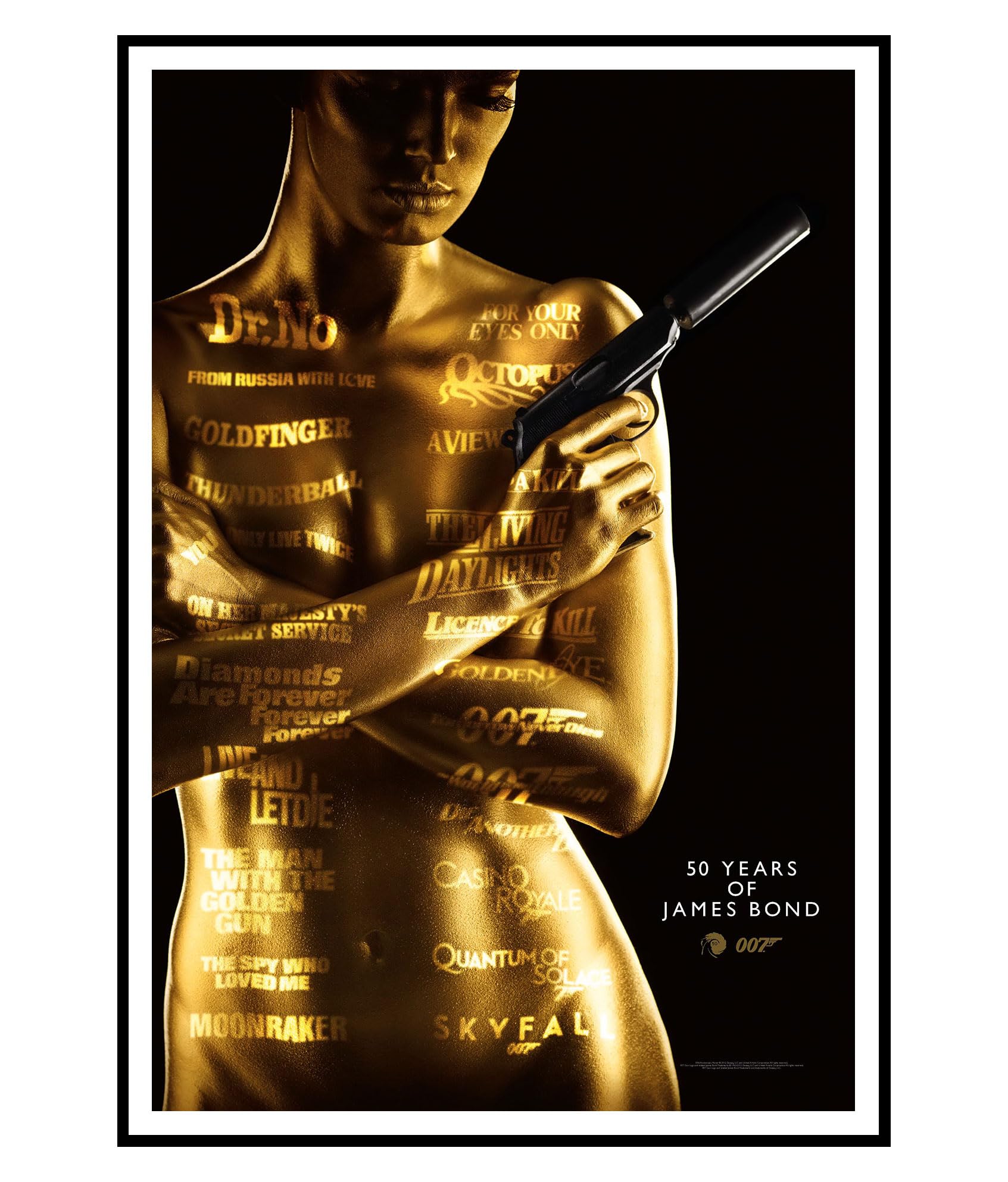 James Bond - 50th Anniversary Poster Movie Poster Art Print
