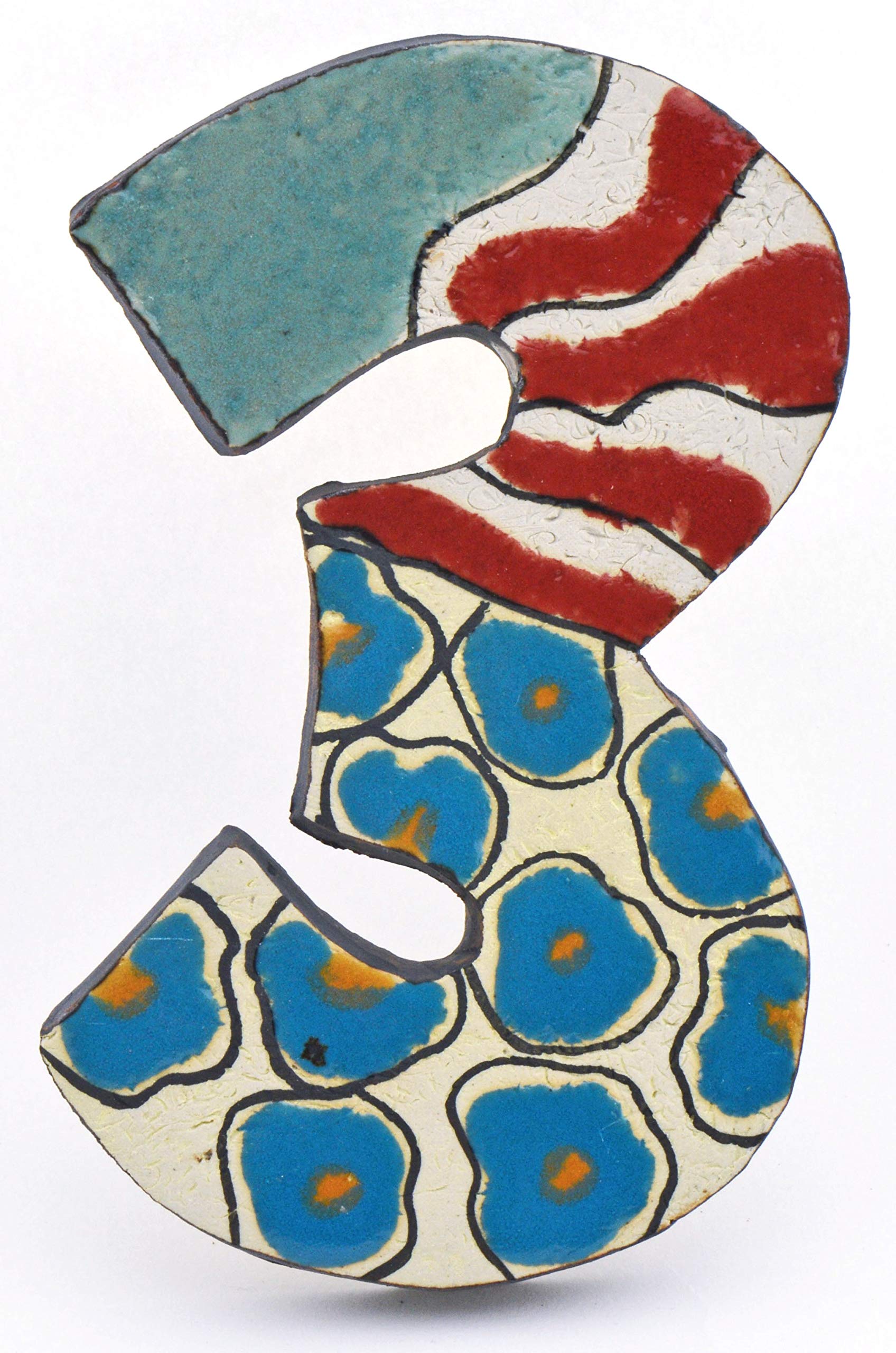 House numbers. decorative ceramic number 