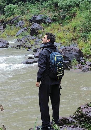 Miniatura 8 de MOUNTAINTOP Mochila de senderismo, mochila de campamento de 25 litros, mochila de senderismo ligera para hombres y mujeres, mochila de viaje para