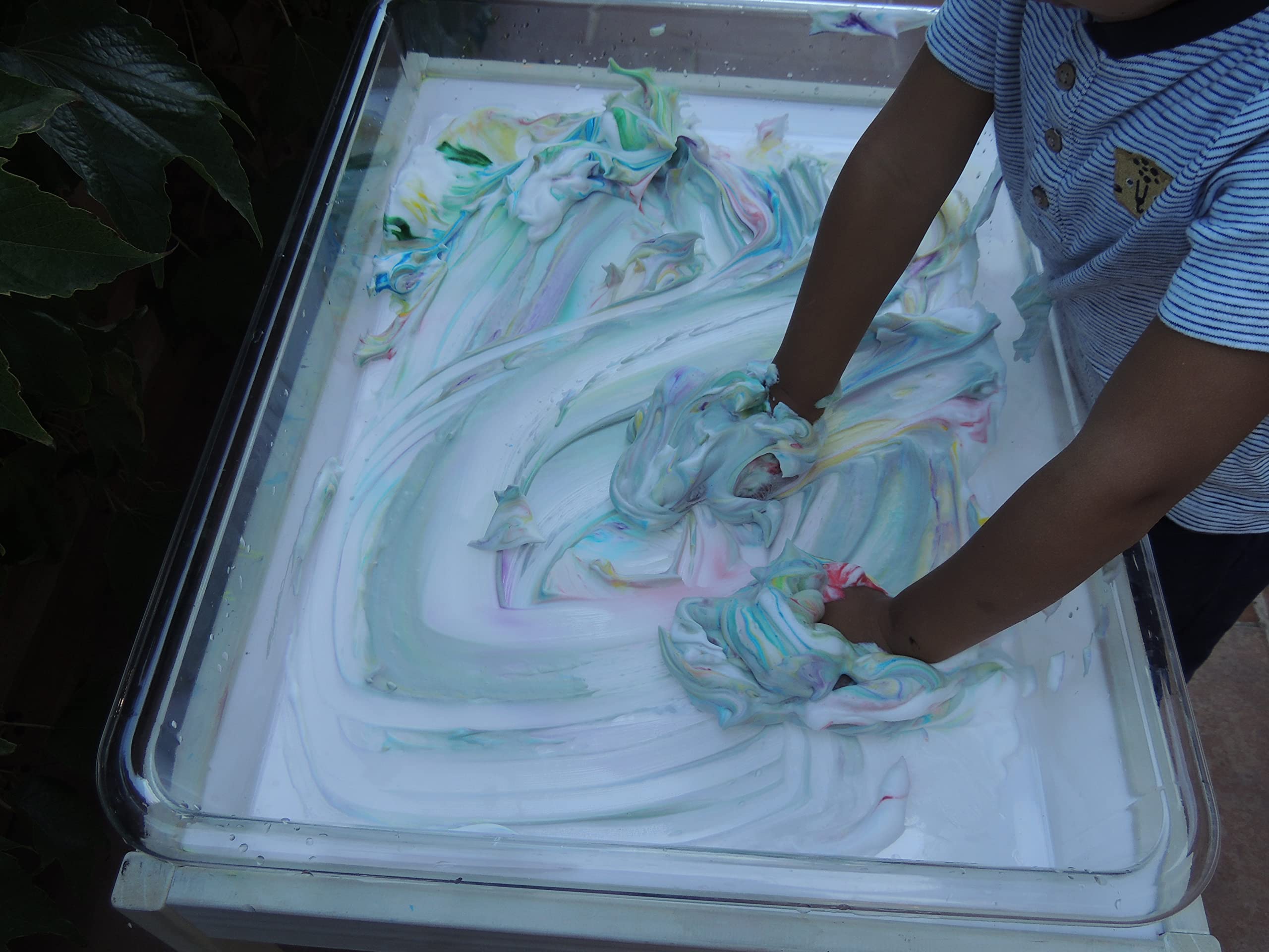 Vassoio di Esplorazione Montessori Trasparente A2 | PET Cristallo Resistente e Sicuro | Attività Sensoriali con Sabbia, Acqua e Colori | Educazione e Sviluppo Infantile