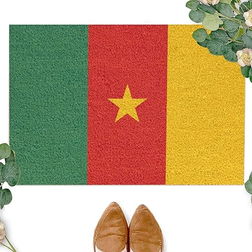 Vista 19 de Tapete de bienvenida con bandera de Brasil, tapete patriótico de bandera nacional, tapete de fibra de coco rústica, tapete de entrada antideslizante