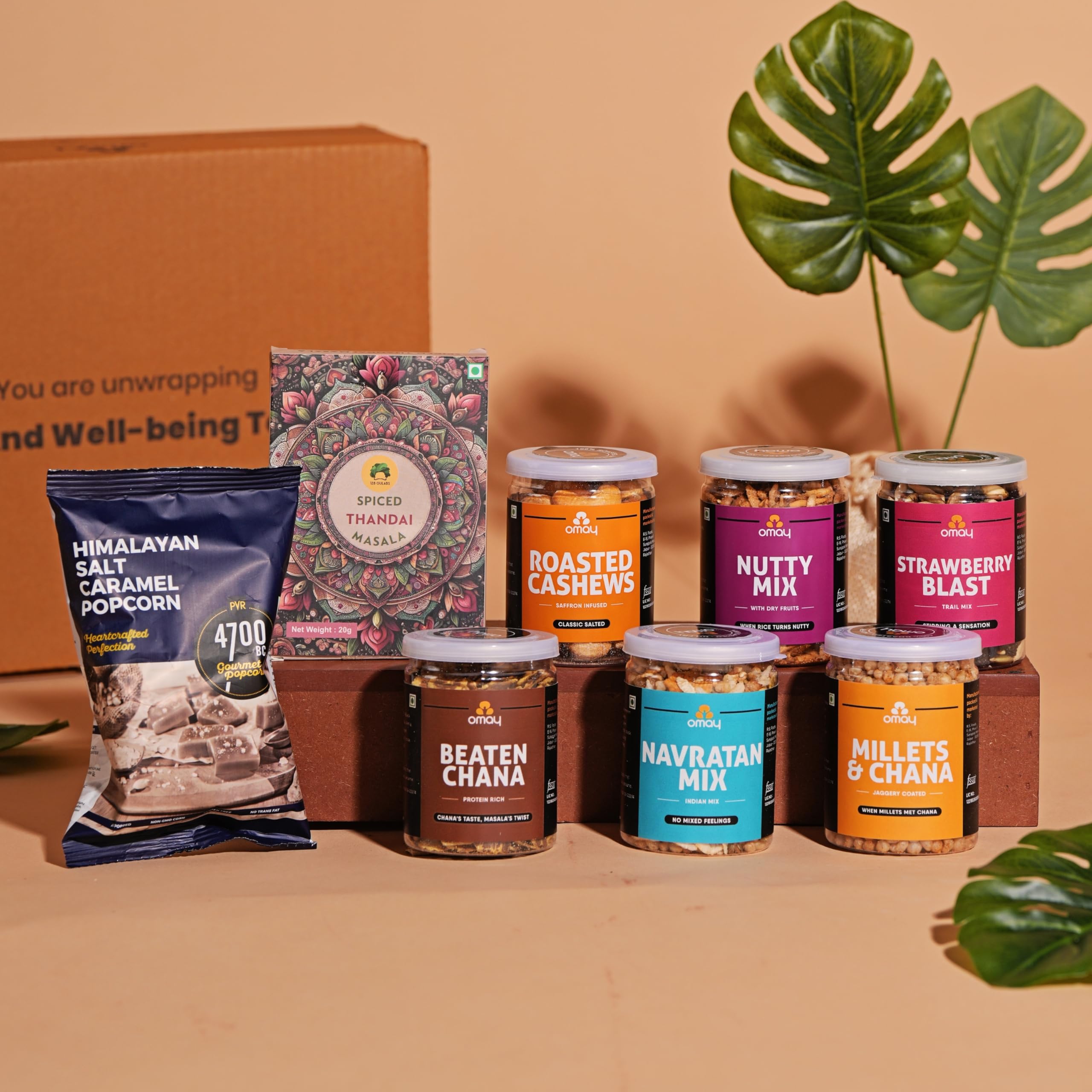 Omay Foods Summer NutriBoost Combo Pack I Healthy, Roasted Non-fried Snack I Snack for Weight Loss I Guilt-free, Evening Snacks I Office snacks