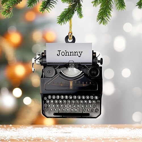 Miniatura 5 de Adorno de máquina de escribir personalizado, adorno de máquina de escribir antiguo, máquinas de escribir manuales, decoración de máquina de escribir