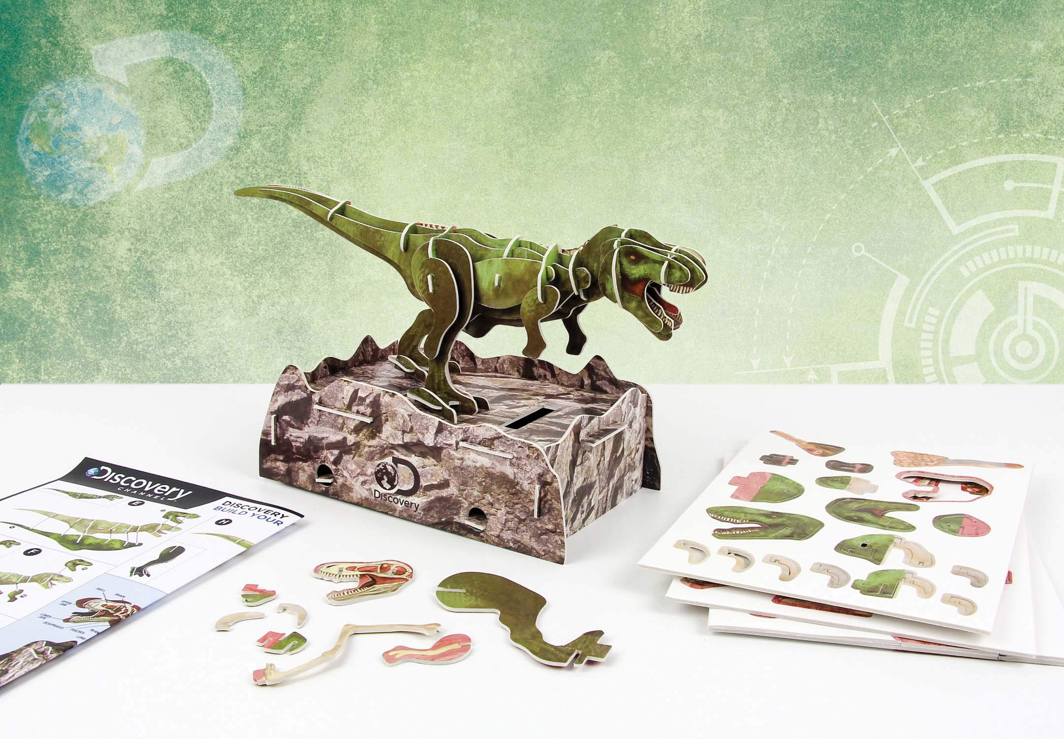 T-Rex Paladone Discovery Channel figurine maquette tirelire dinosaure pour collectionneur