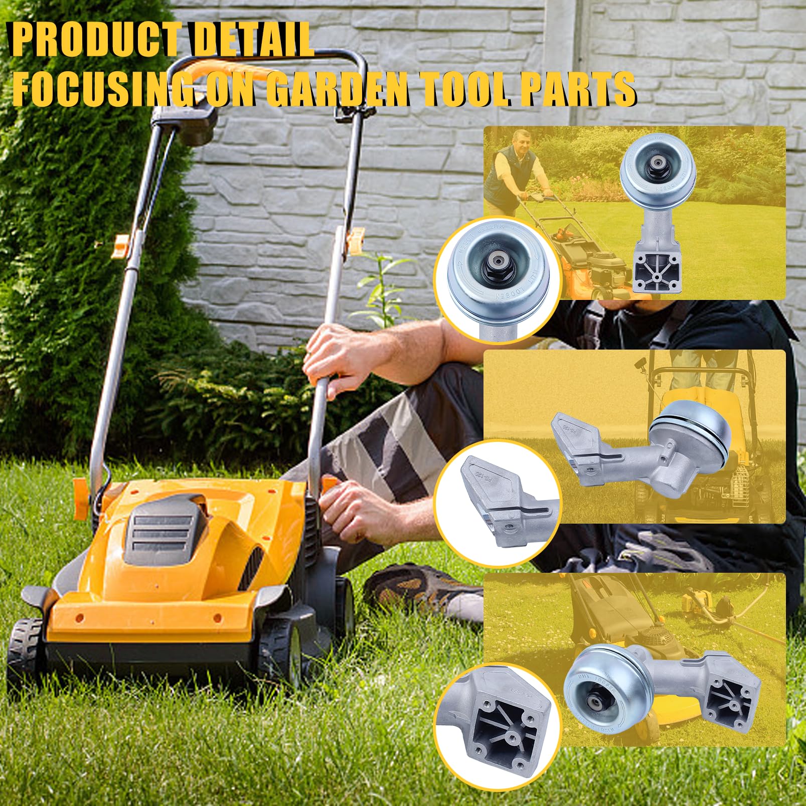 Cabezal de engranaje de caja de engranajes para recortadora STIHL FR130 FR220 FR350 FR450 FR480 FS44 FS75 FS80 FS85 FS-KM Trimmer Weed Eater