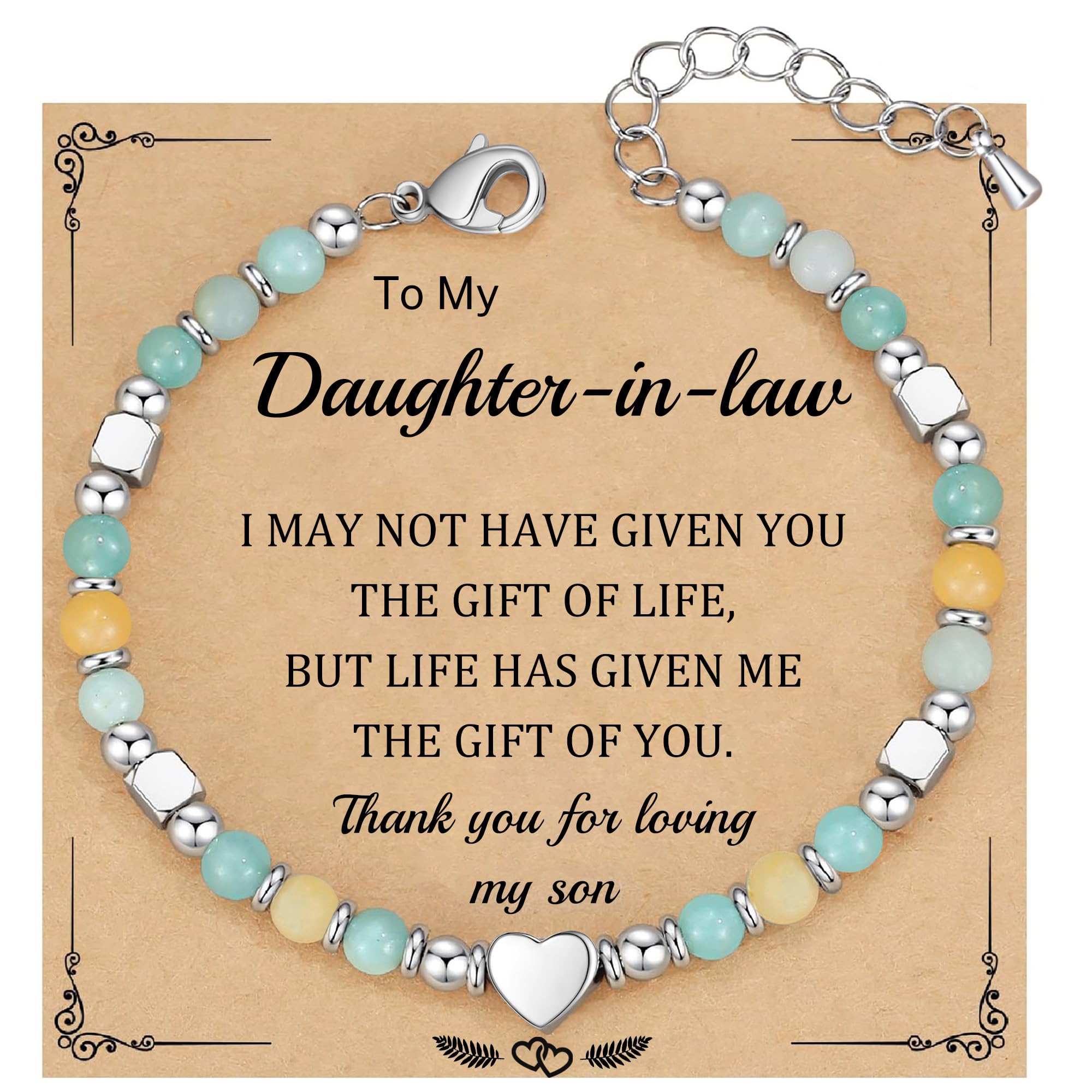 Best Friend Bracelet Gifts for Women Sister Bestie, Christmas Gift for Teens Mom Daughter Granddaughter Birthday Gift for Her Stocking Stuffers