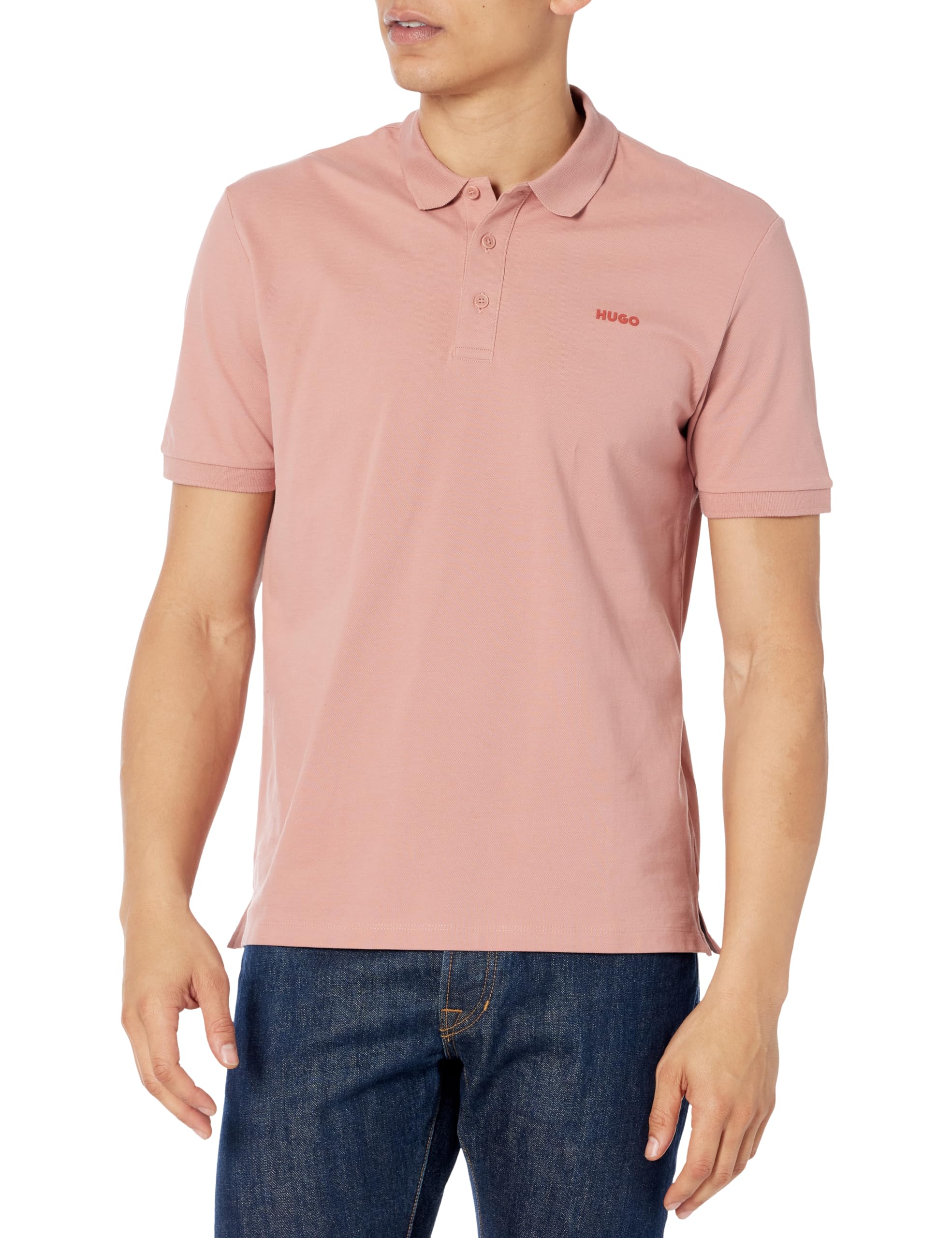 HUGOMen's Regular Fit Short Sleeve Polo Shirt