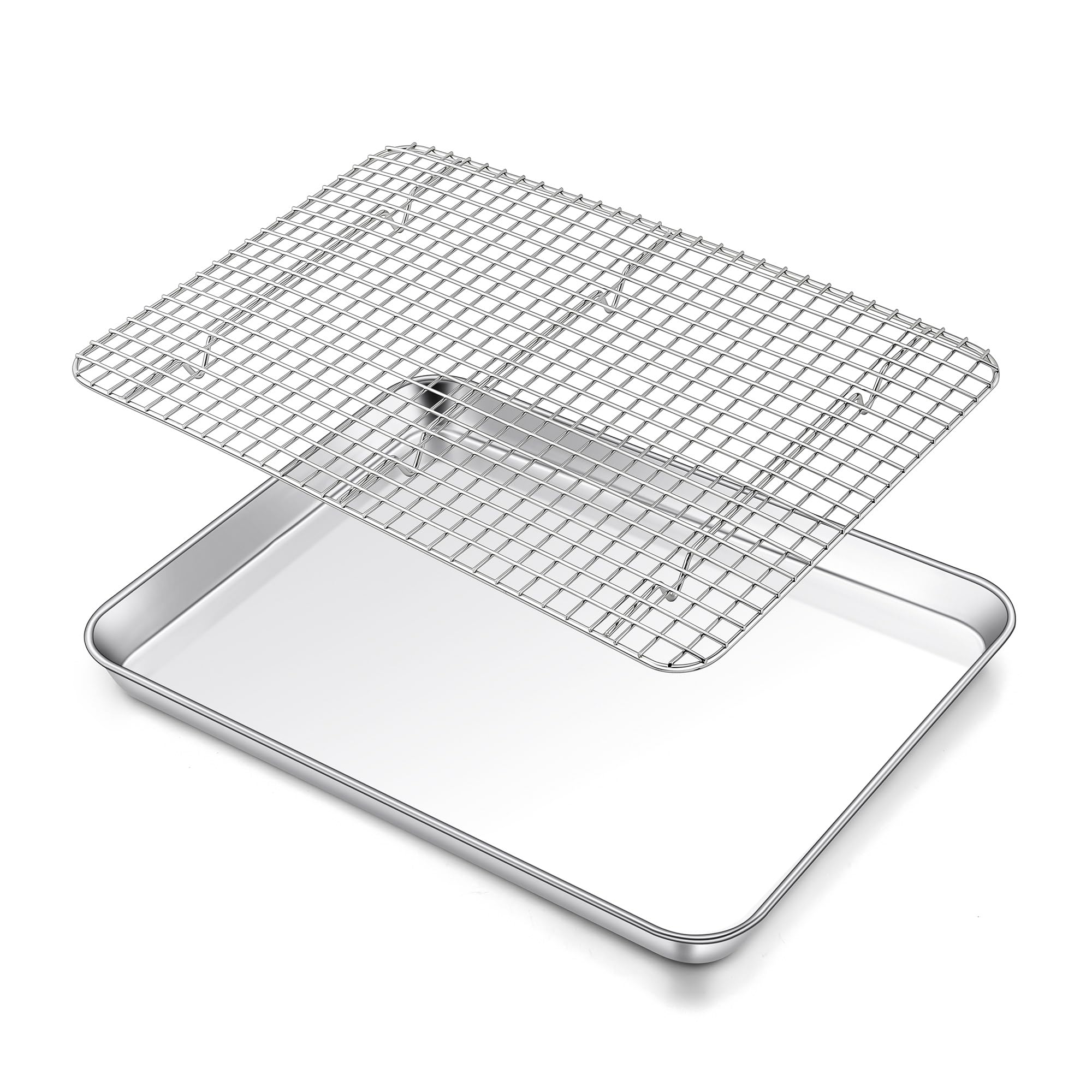 Plaque de cuisson et grille de refroidissement Joyfair pour biscuits croustillants au four