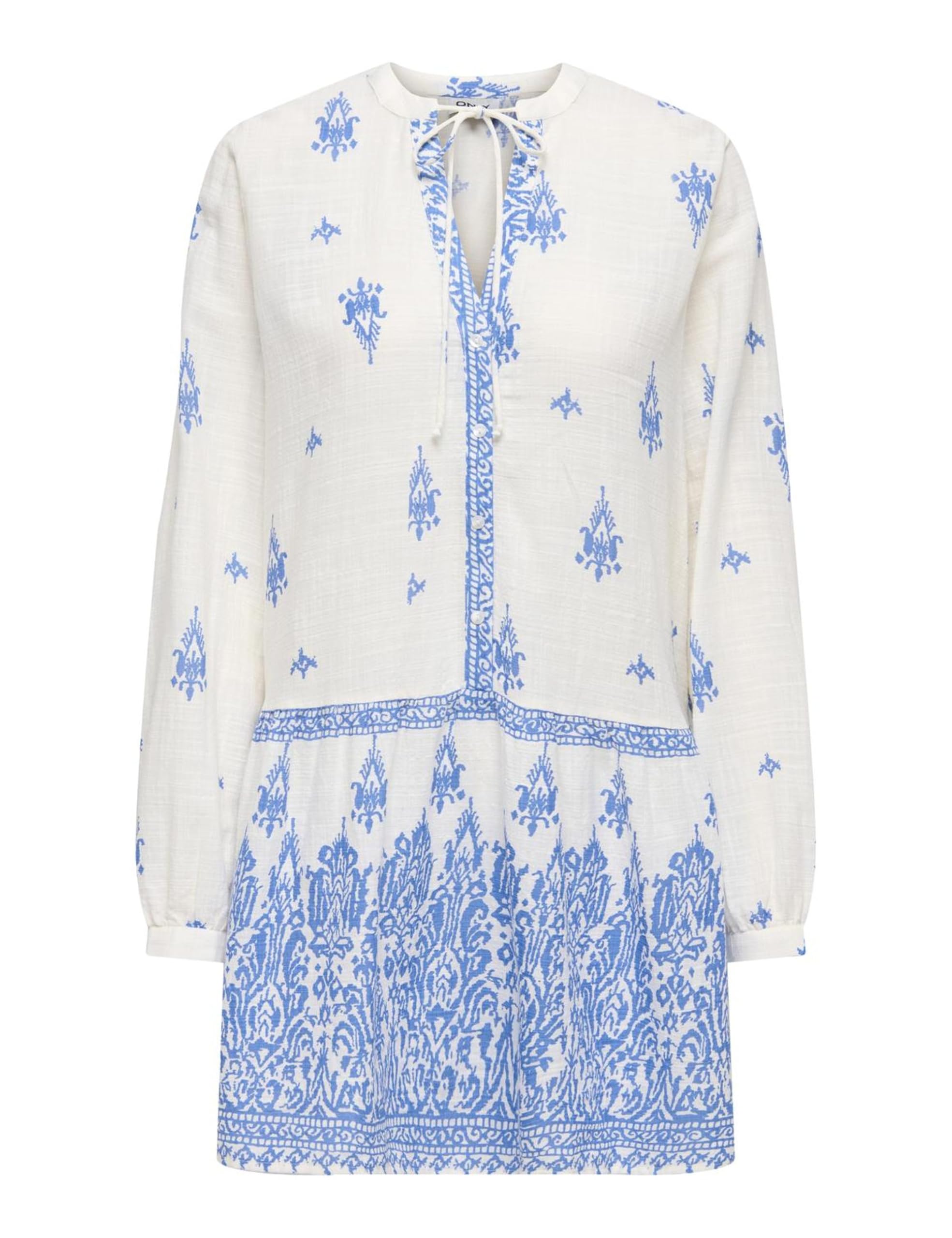 Robe d'été à manches longues ONLY Onlalma vêtement léger Cloud Dancer - 3