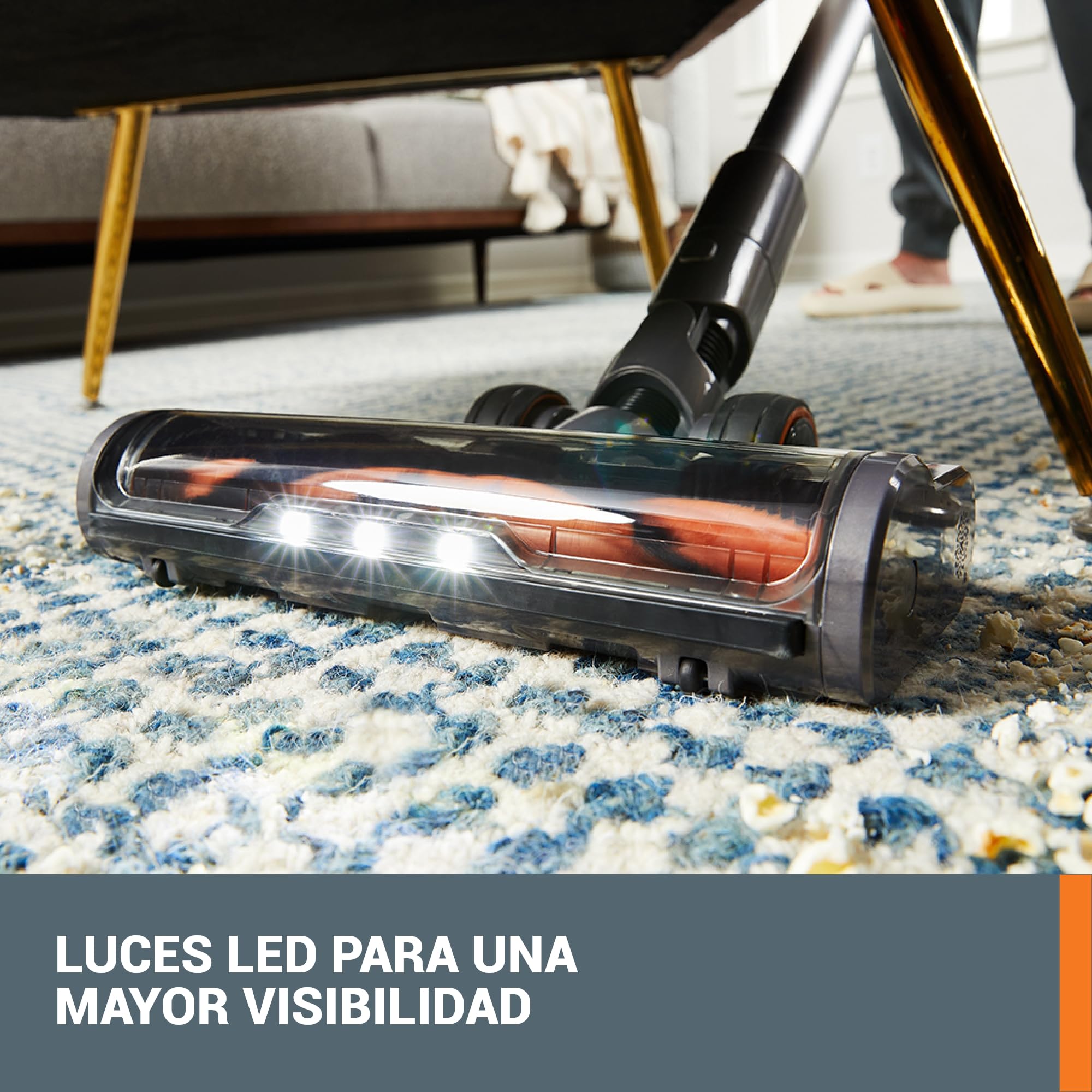 WORX Aspirador Escoba sin Cable 20V WX038, Potente 25Kpa, hasta 45 min de Autonomía, para Pelos de Mascotas, Suelos, Alfombras, Coches - 2 Baterías PowerShare y Cargador Dual de Pared incluidos