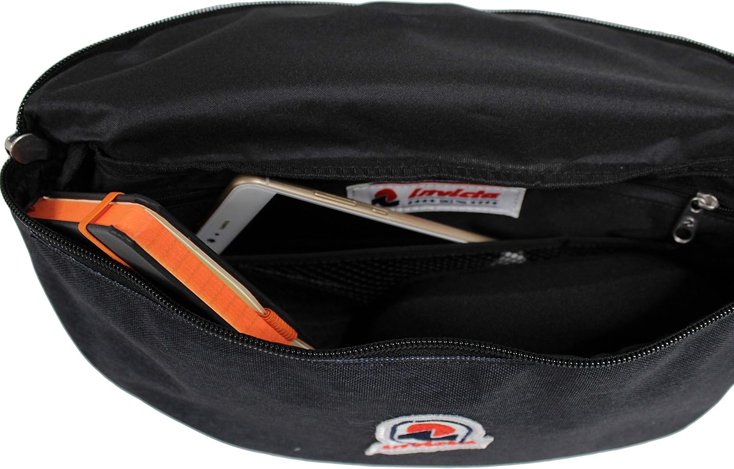 Invicta Waist Bag 30 Solid Sport Pack, cm, 4 liters, Black (Nero), Black (Nero), 30 centimeters, Sport Waist Pack