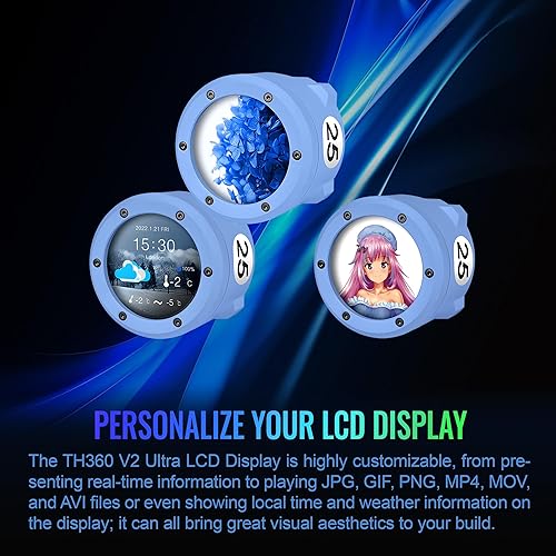 Miniatura 103 de Thermaltake TH120 ARGB Sync V2 - Enfriador líquido de CPU/Enfriamiento líquido ALO/ventilador 4.724 in*1/PWM 500 ~ 2000 RPM/Mirror Waterblock/MB