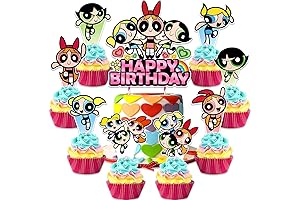 Powerpuff Girls Cupcake Toppers for Limitless Fun!