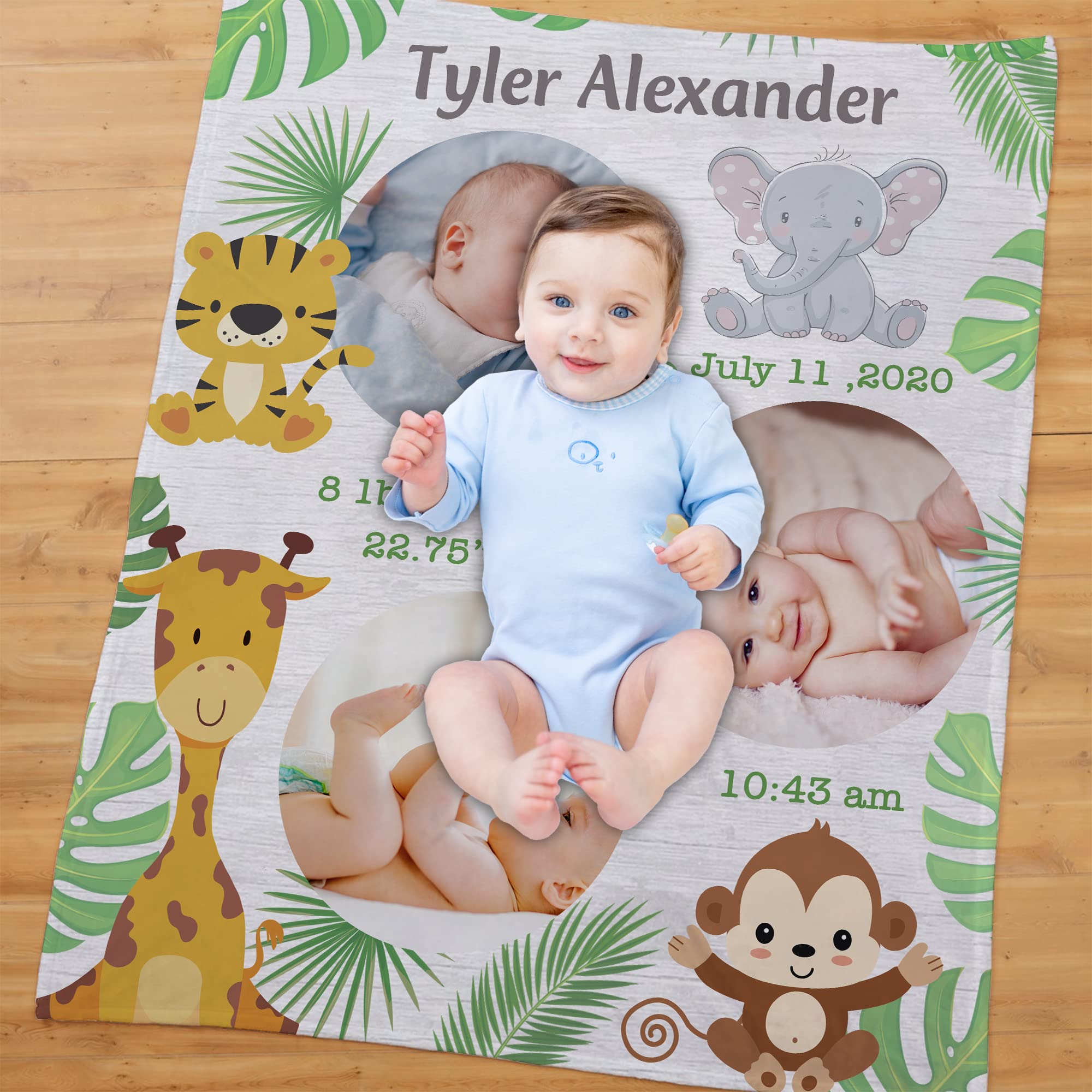 Personalized Blanket Personalized Baby Blanket For Girls Boys Sea