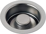 DELTA FAUCET 72030-CZ Disposal and Flange Stopper, Kitchen, Champagne Bronze, 4.50 x 4.50 x 4.50 inches