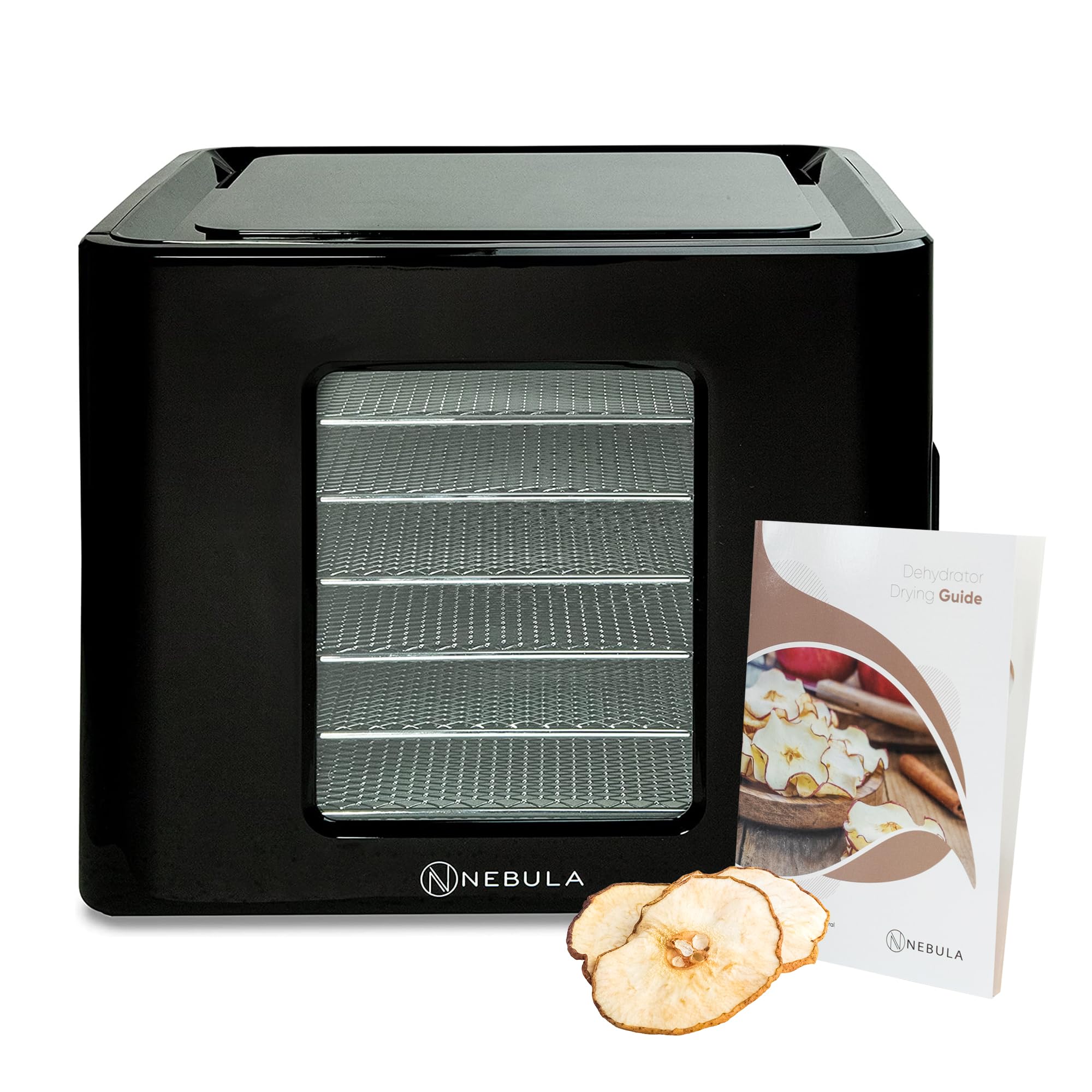 Nebula Food Dehydrator 400W with 6 Stainless Steel Trays - Digital Food Dryer Machine for Fruit, Vegetable, Meat, Mushroom & Herb - LED Touch Control with Timer & Adjustable Temperature