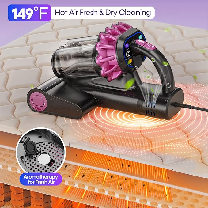 Aspiradora de Mano 550W 18KPa con Sensor de Polvo, Luz UV-C miniatura 3