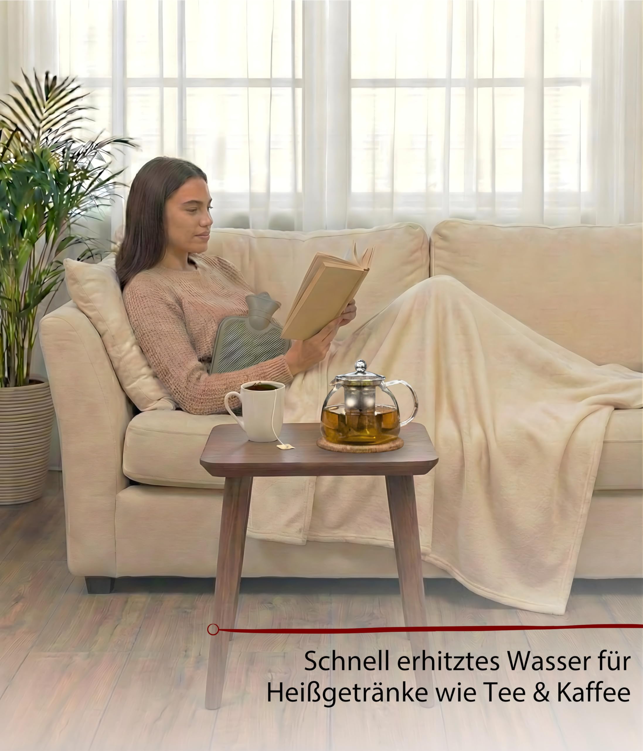 Cloer 4521 Czajnik elektryczny ze stali nierdzewne, 1,7 litra, 2200 W, wskaźnik poziomu wody, zabezpieczenie przed pracą na sucho i przegrzaniem, biały
